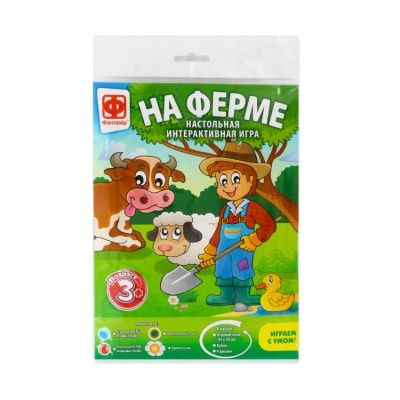 Игра ходилка На ферме  Фантазер 830251